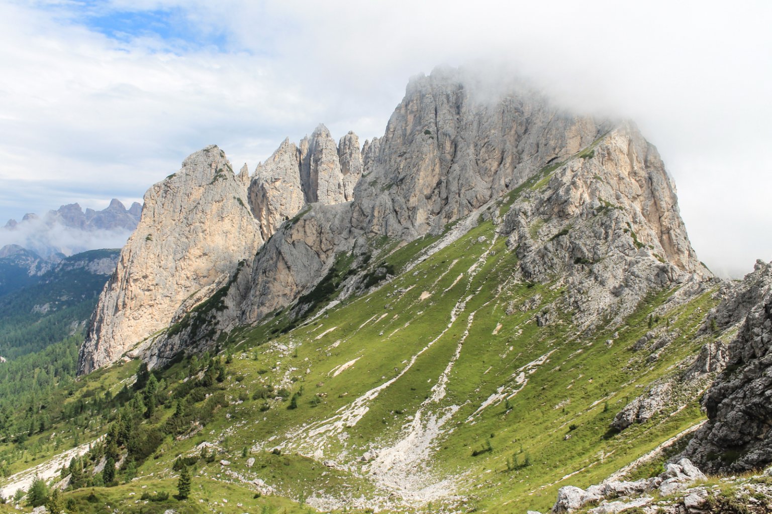 Cestou na Forcella Rinbianco