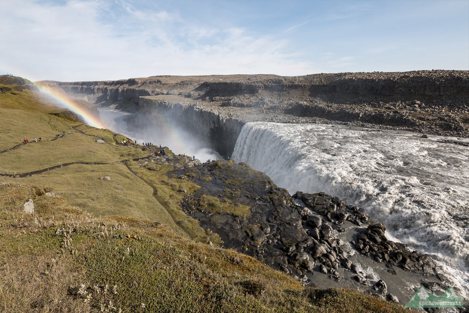 Dettifoss, najmohutnejší vodopád Európy;     Foto: epicadventures.sk