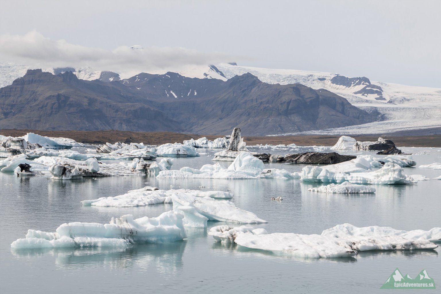 Ľadovcová lagúna Jökulsárlón;     Foto: epicadventures.sk