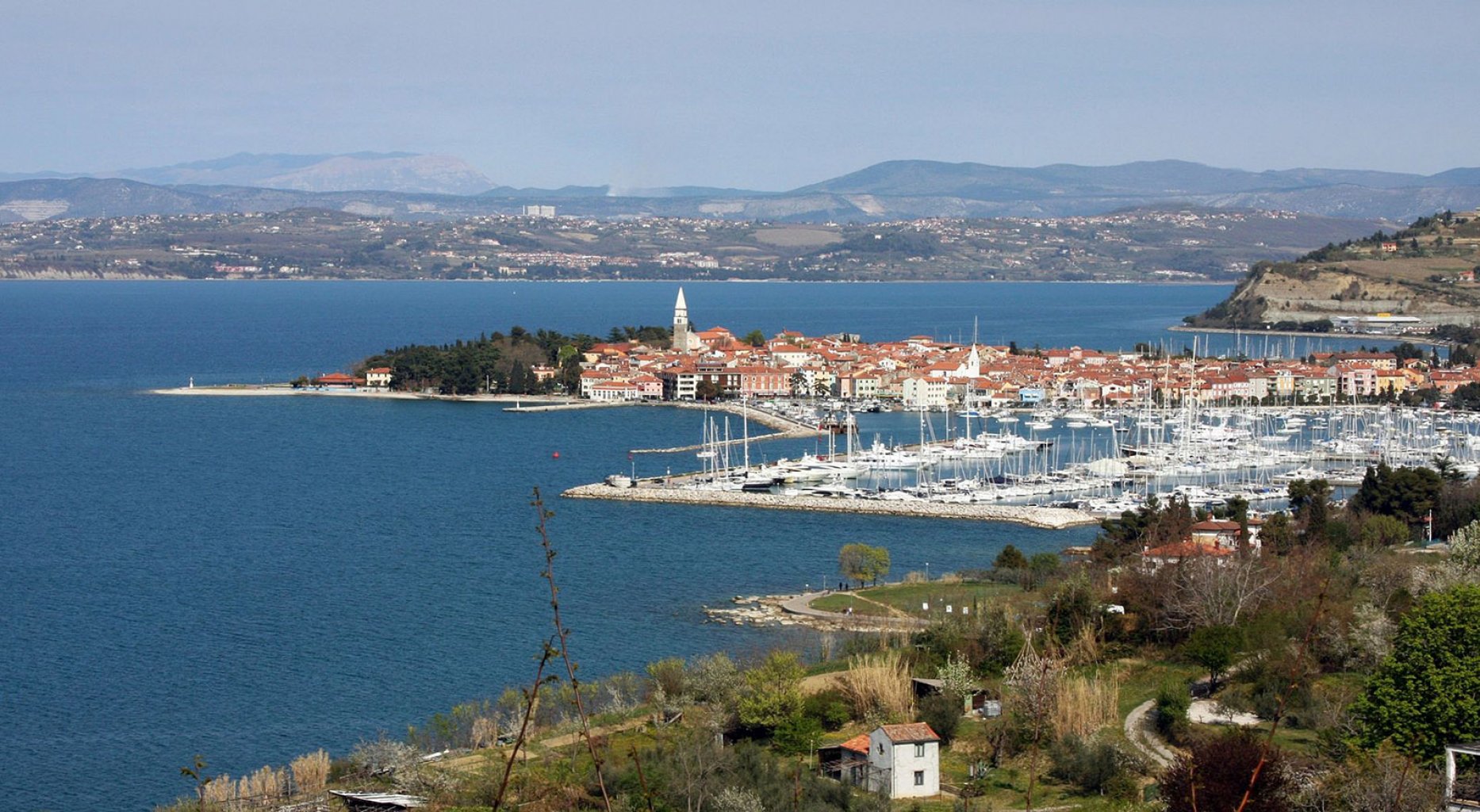 Panoráma prímorského mestečka Izola;     Foto: wikimedia.org