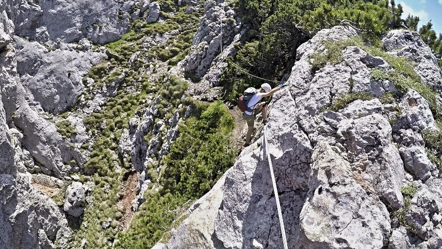 Franz Scheikl Klettersteig, Hochlantsch 