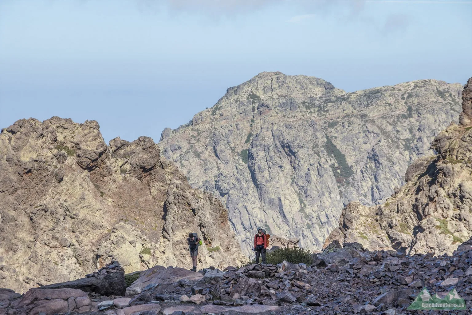 Cestou na Monte Cinto