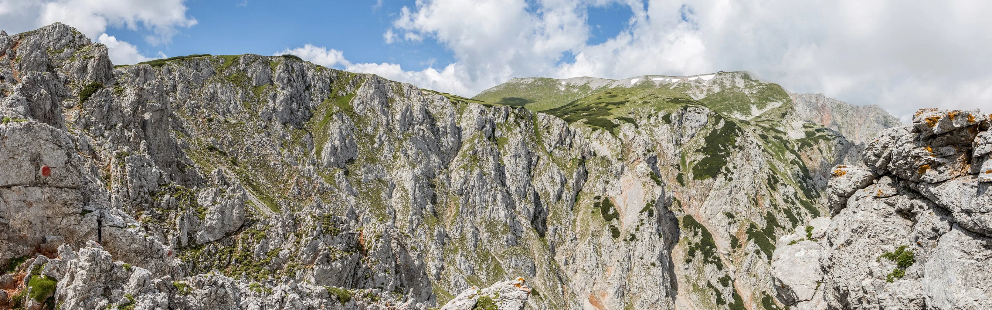 Východná stena z vrcholom 