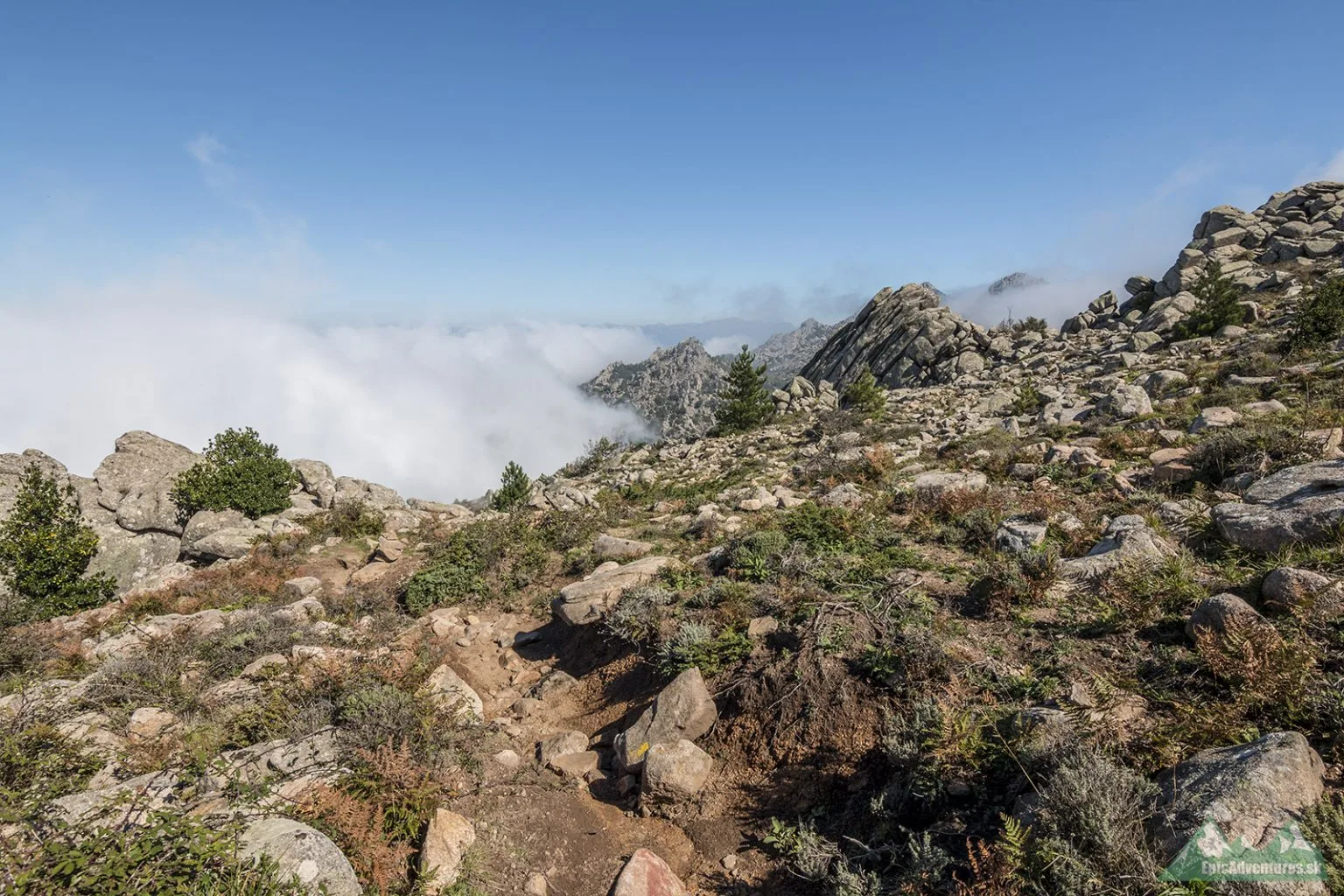 Inverzia počas stúpania k vrcholu