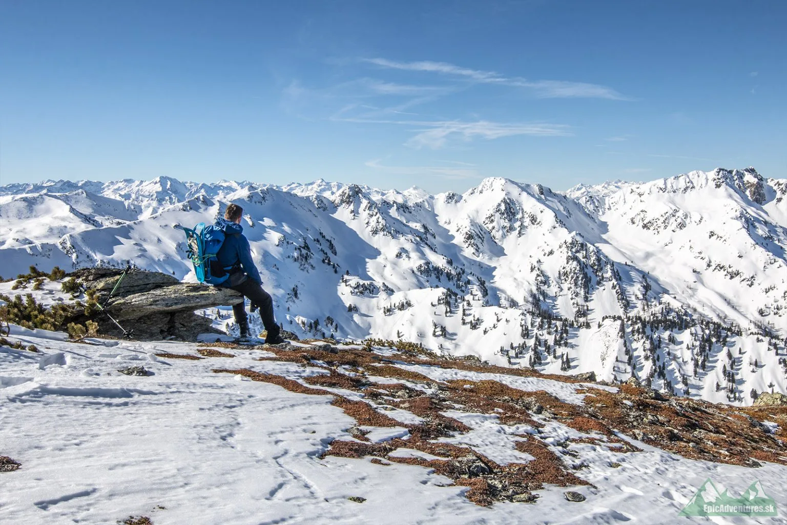Výhľad na Rottenmann a Wölz Tauern